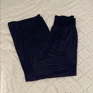 Elegant blue Wide Leg Pants silky soft with a nice sheen